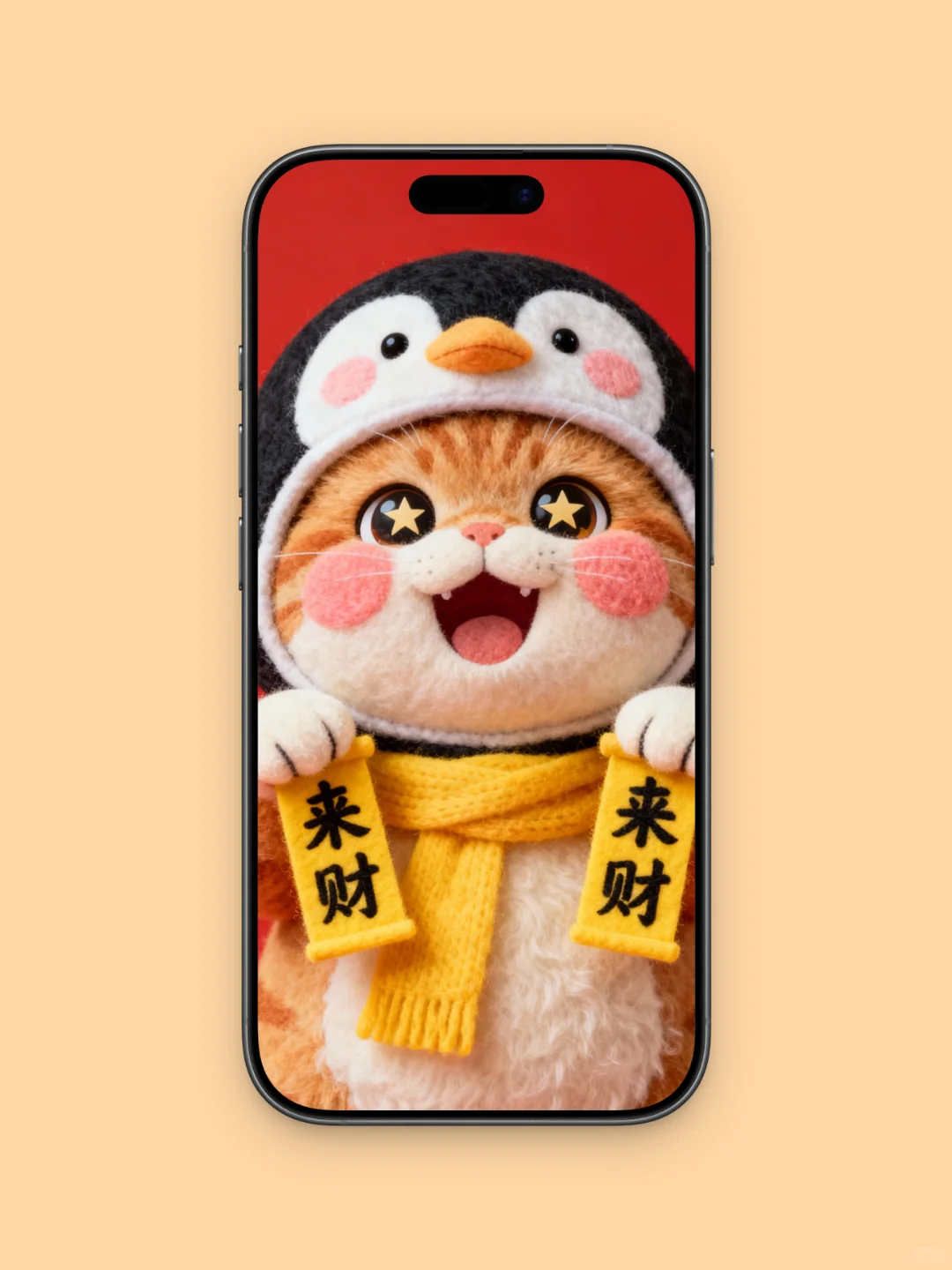 每日壁纸分享——毛毡猫猫系列（手机版）