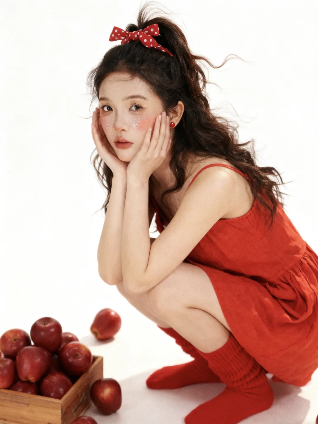 🍎苹果少女写真AI指令已送达