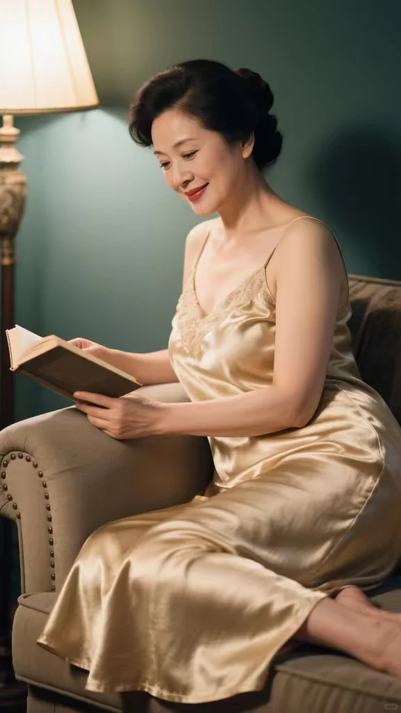 成熟韵味流淌，48岁阿姨散发迷人芬芳