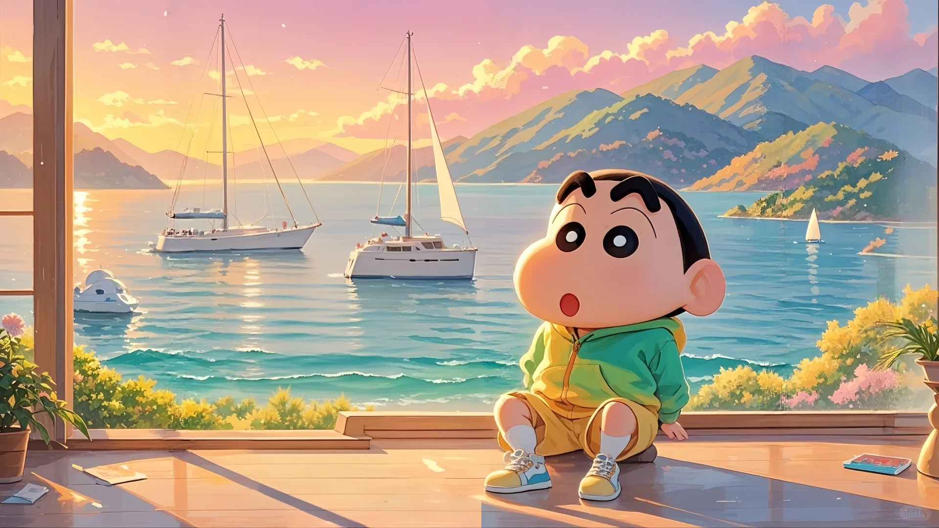 寄一片春日部，置于我的桌案[葡萄R][太阳R]