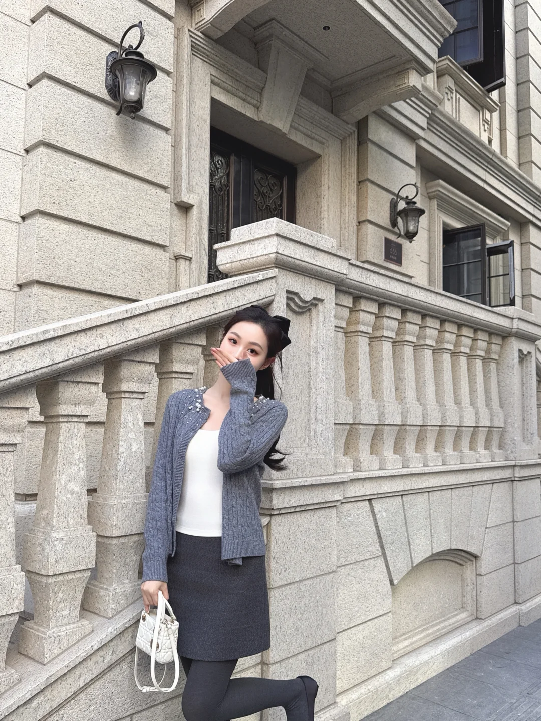 灰色连裤袜🩶秋冬不露腿穿搭的神！！