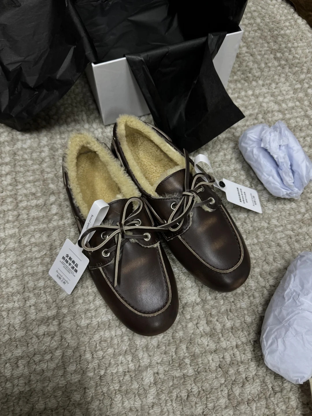 Live直出👞！是我爱的焦糖复古羊羔毛乐福鞋