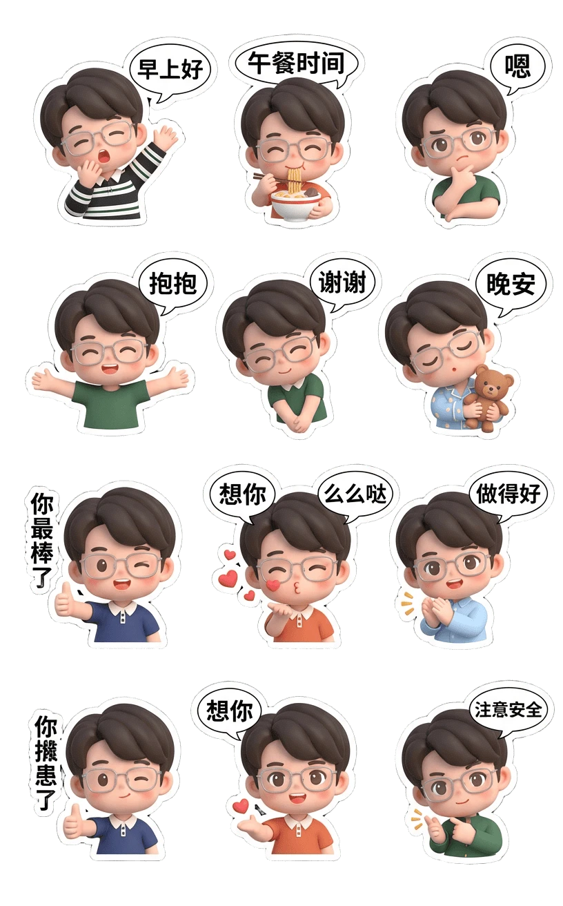 根据自己照片自制表情包，可爱到爆🎉