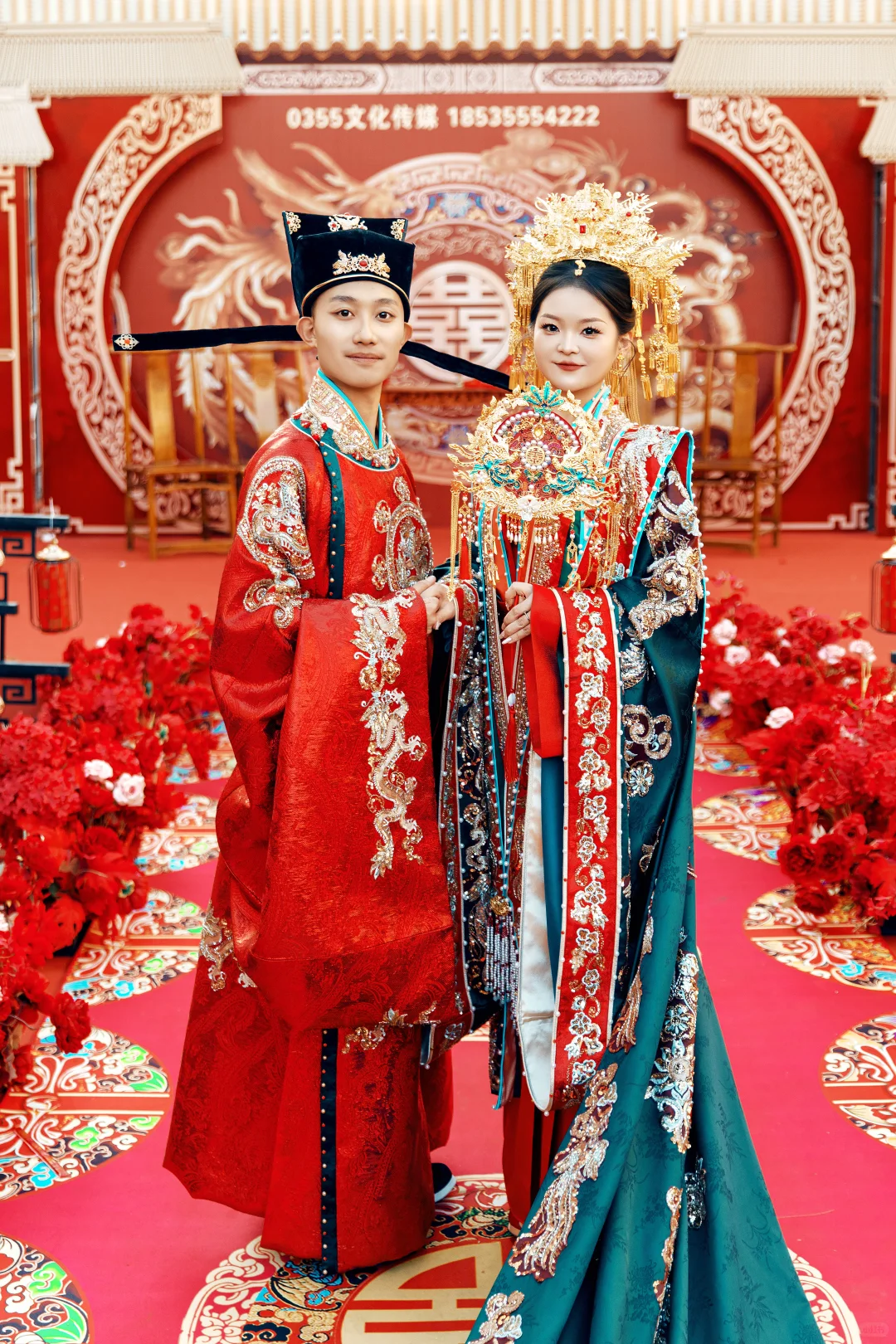 被这场汉服婚礼惊艳到了‼️