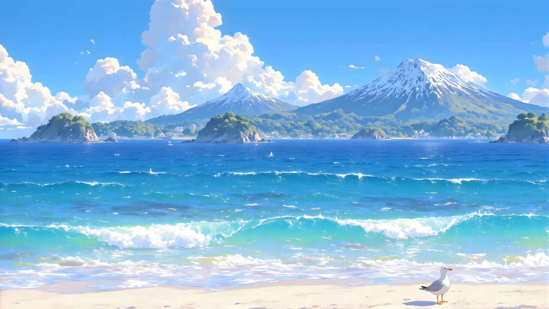 电脑壁纸 027-紫色天空