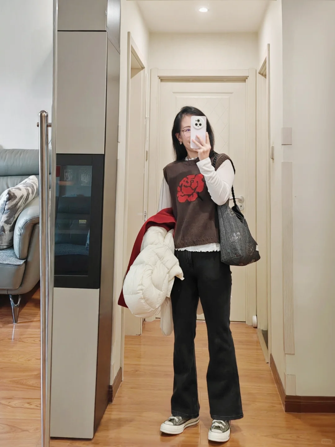 155/92 小个子的简单穿搭 保暖最重要