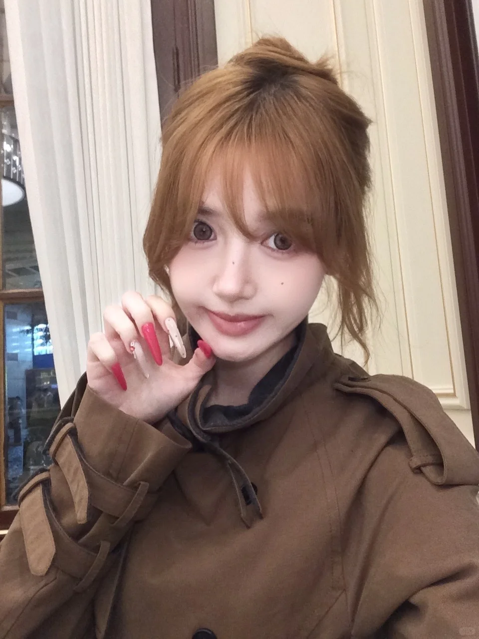 🩷New nali💅娇媚妲己的玫红色美甲～