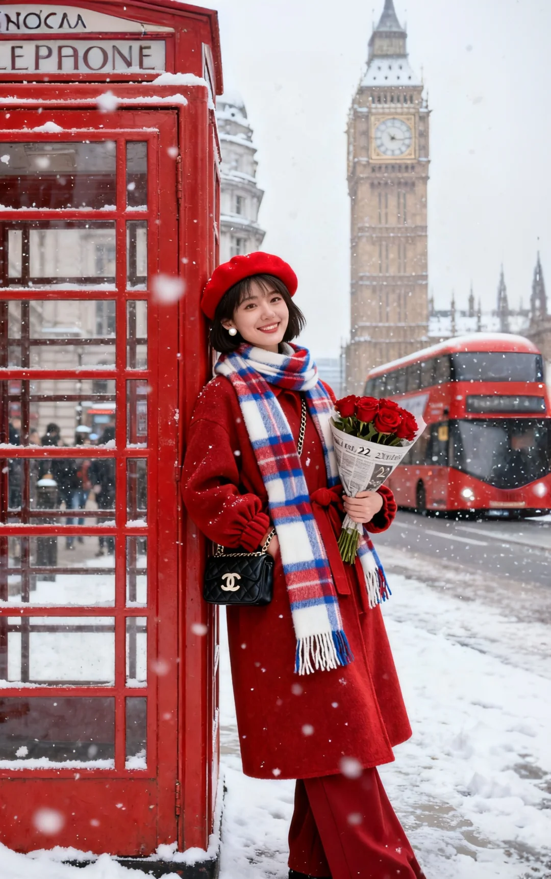 Ai写真●怎样0元生惊艳的伦敦雪景写真？