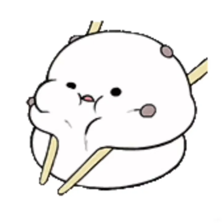 动图表情包｜这个软软糯糯小泡芙真的很爱！