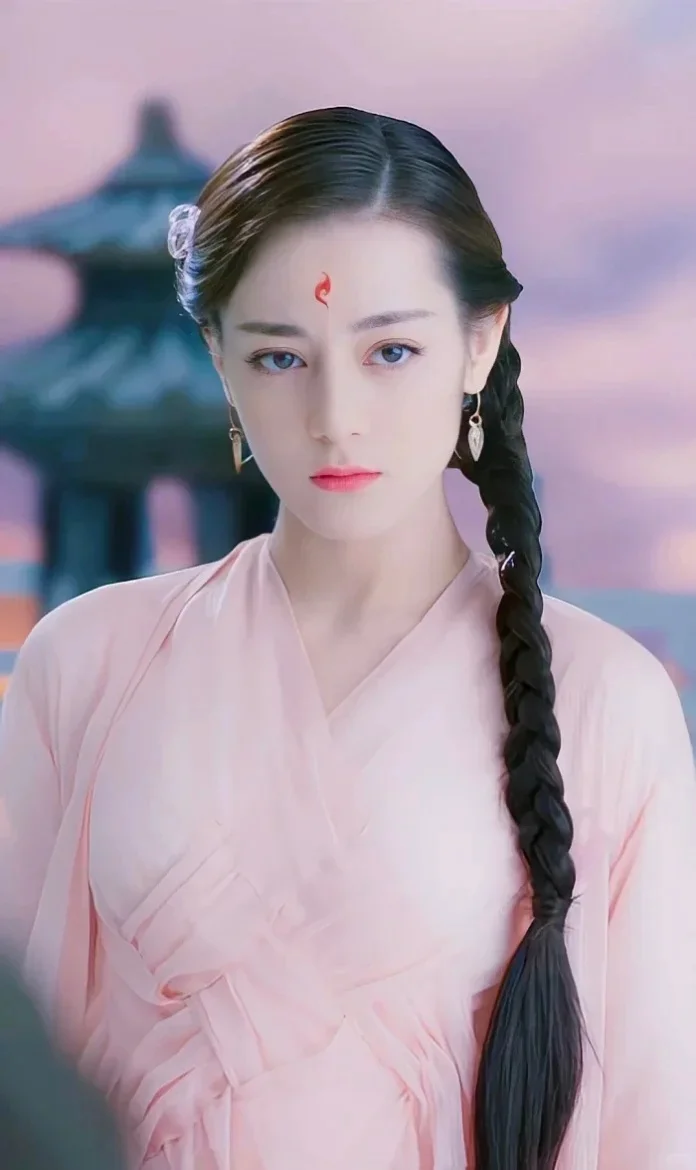 女明星古装侧麻花辫造型集合