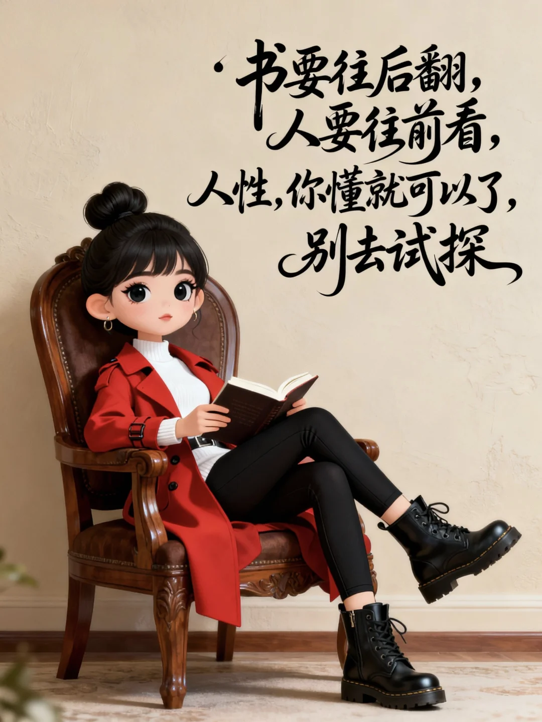 Ai绘画丨做一个人间清醒的拽女人