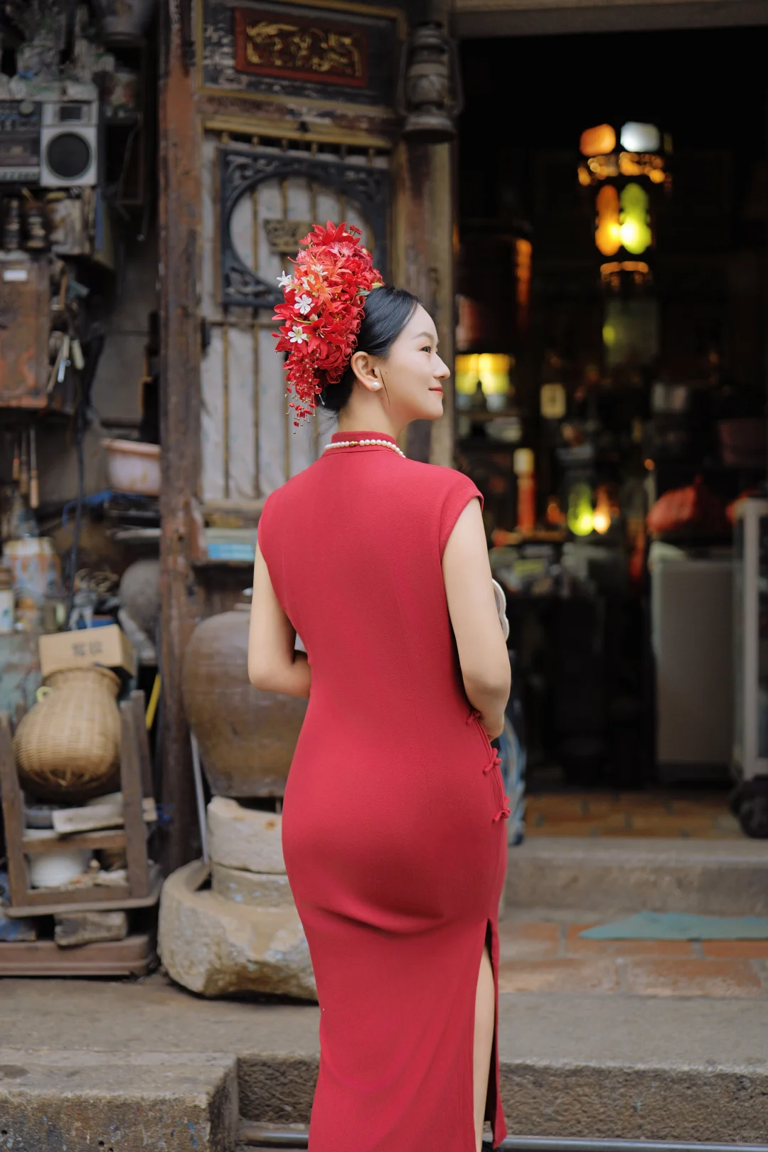 鼓浪屿簪花写真～不得不说红色真的好出片✨