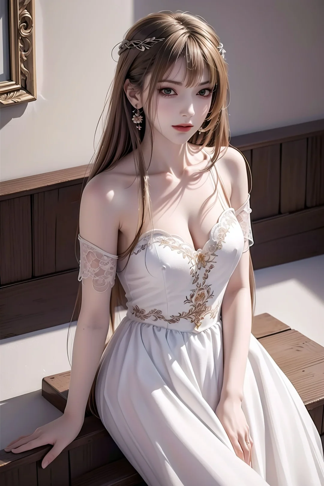 Ai绘画 作品人物二国漫女神