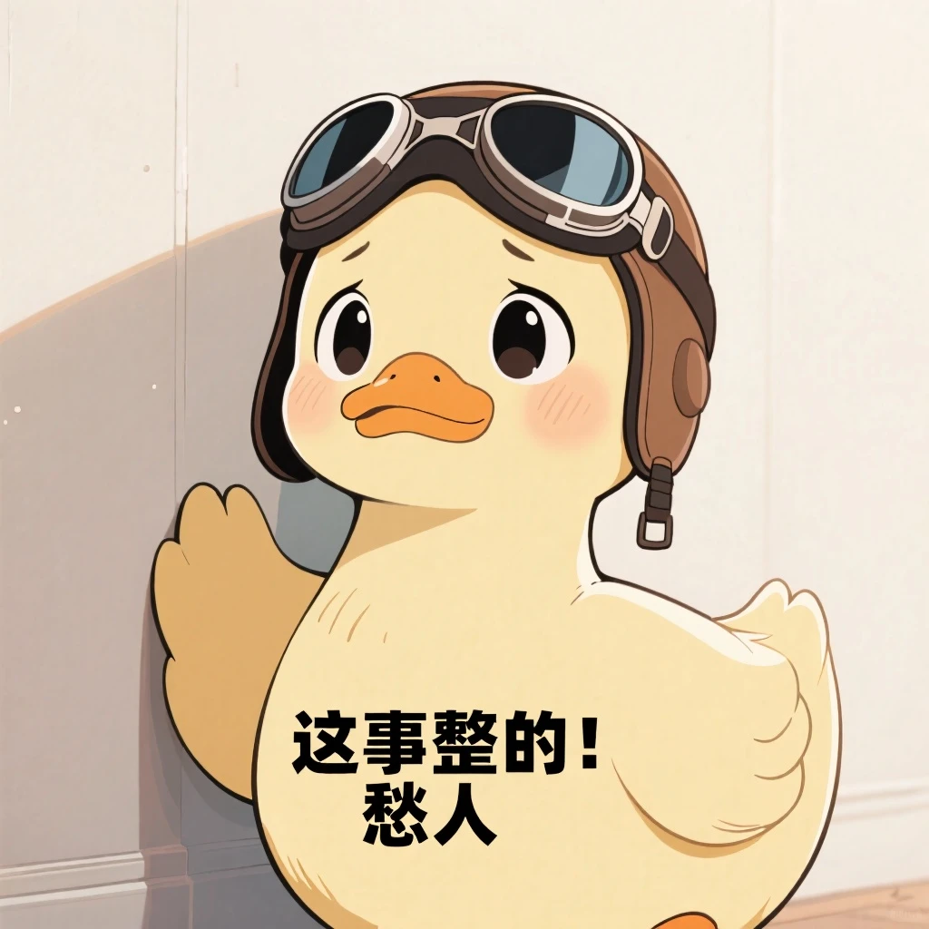 有点暴躁的鸭鸭搞笑表情包