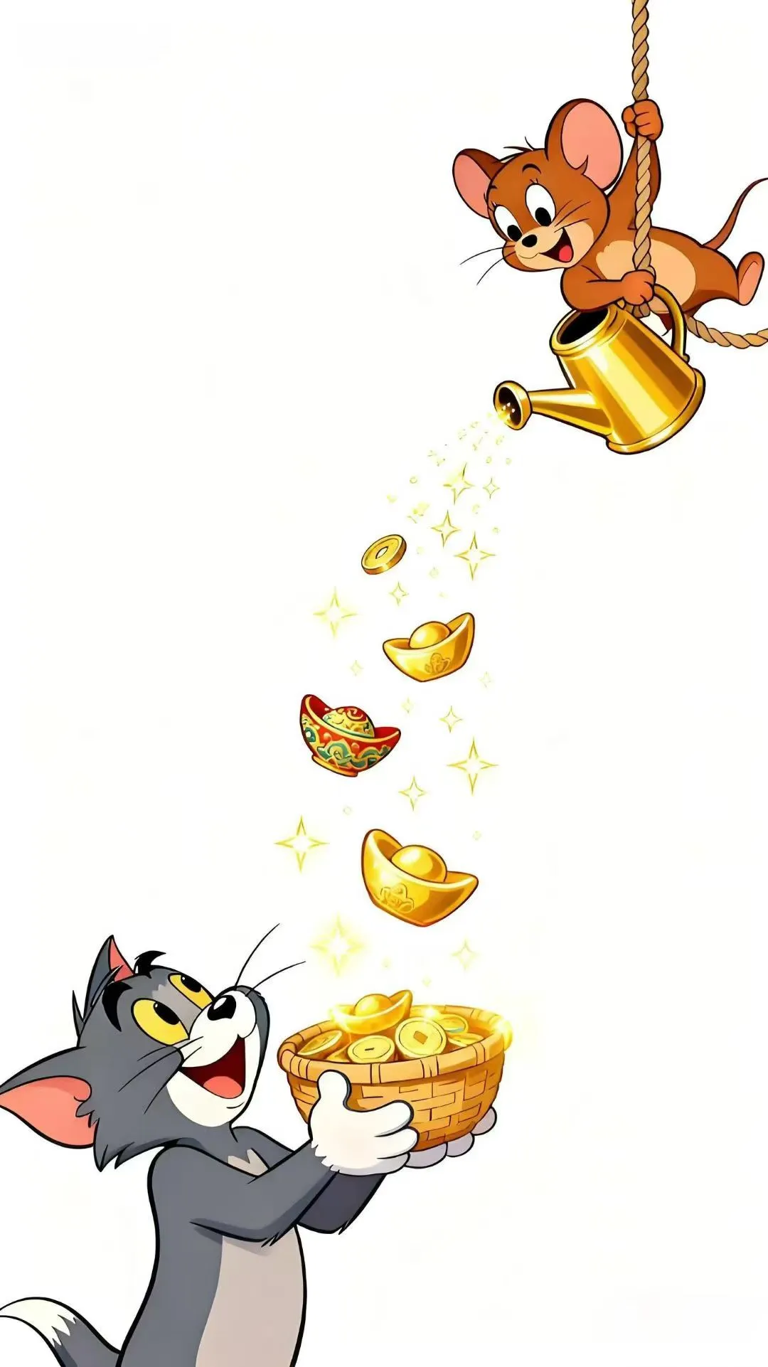 猫和老鼠接金壁纸