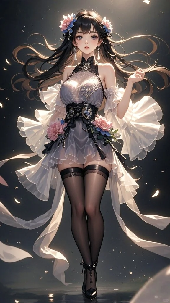 二次元古风美少女太仙了，好喜欢！