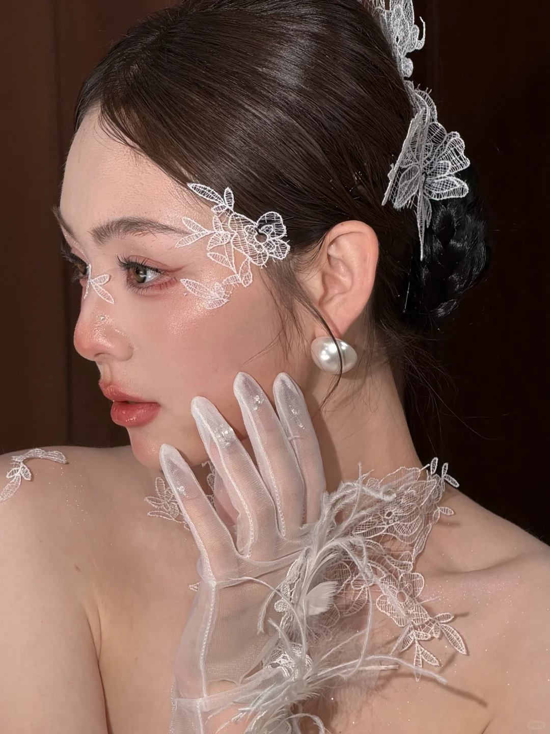 这波蕾丝妆造真是颠覆了三观的美！