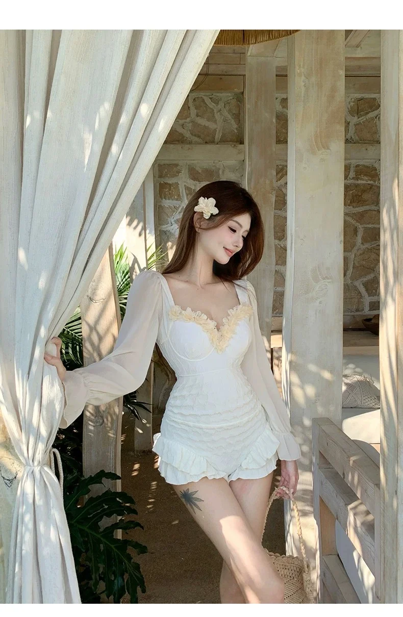 铁打的模特 冬天拍泳装