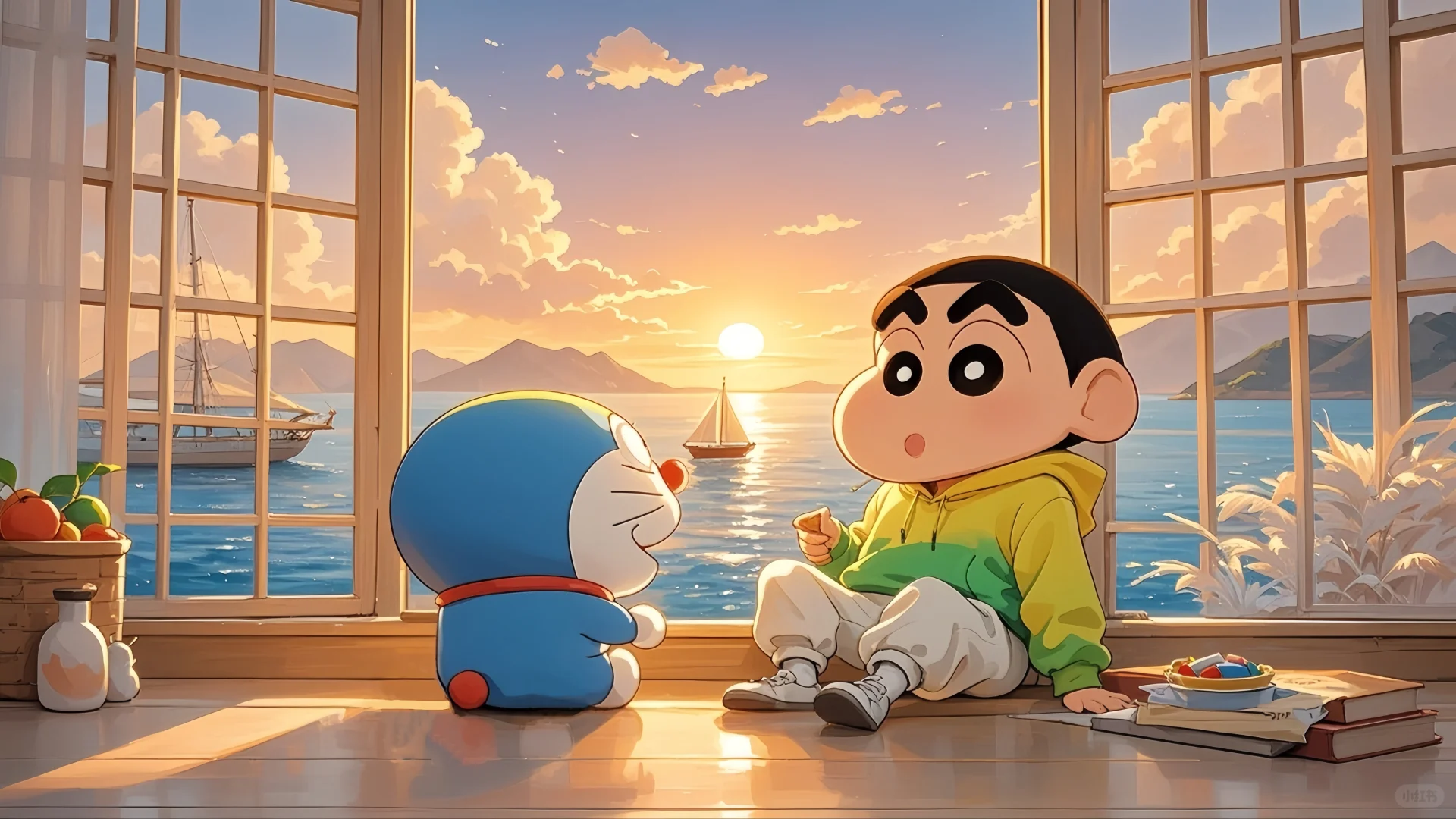 寄一片春日部，置于我的桌案[葡萄R][太阳R]