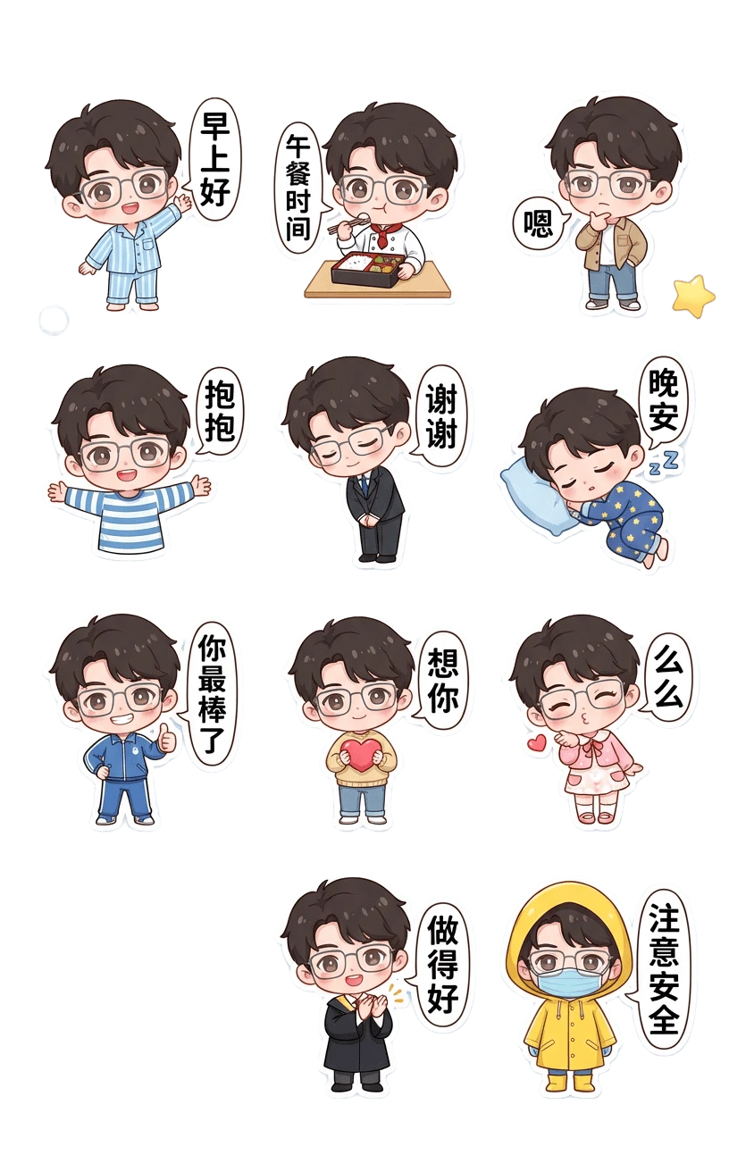 根据自己照片自制表情包，可爱到爆🎉