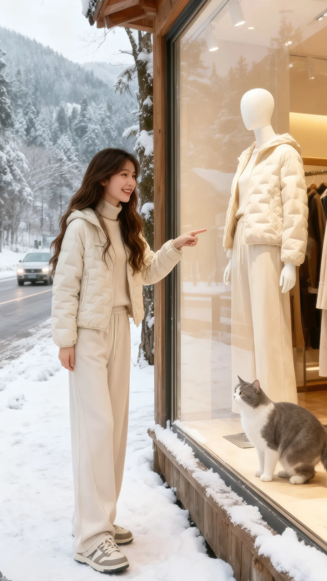 冬天的氛围感、保暖又好看、羽绒服篇～