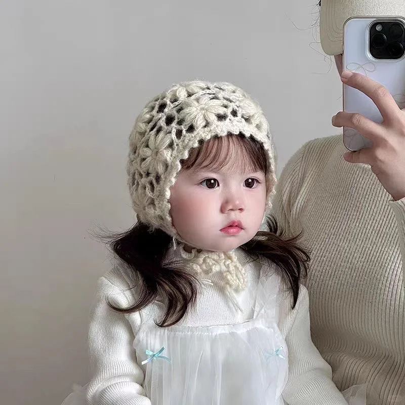 救命🆘这顶手工钩织帽把我女鹅变成小天使了