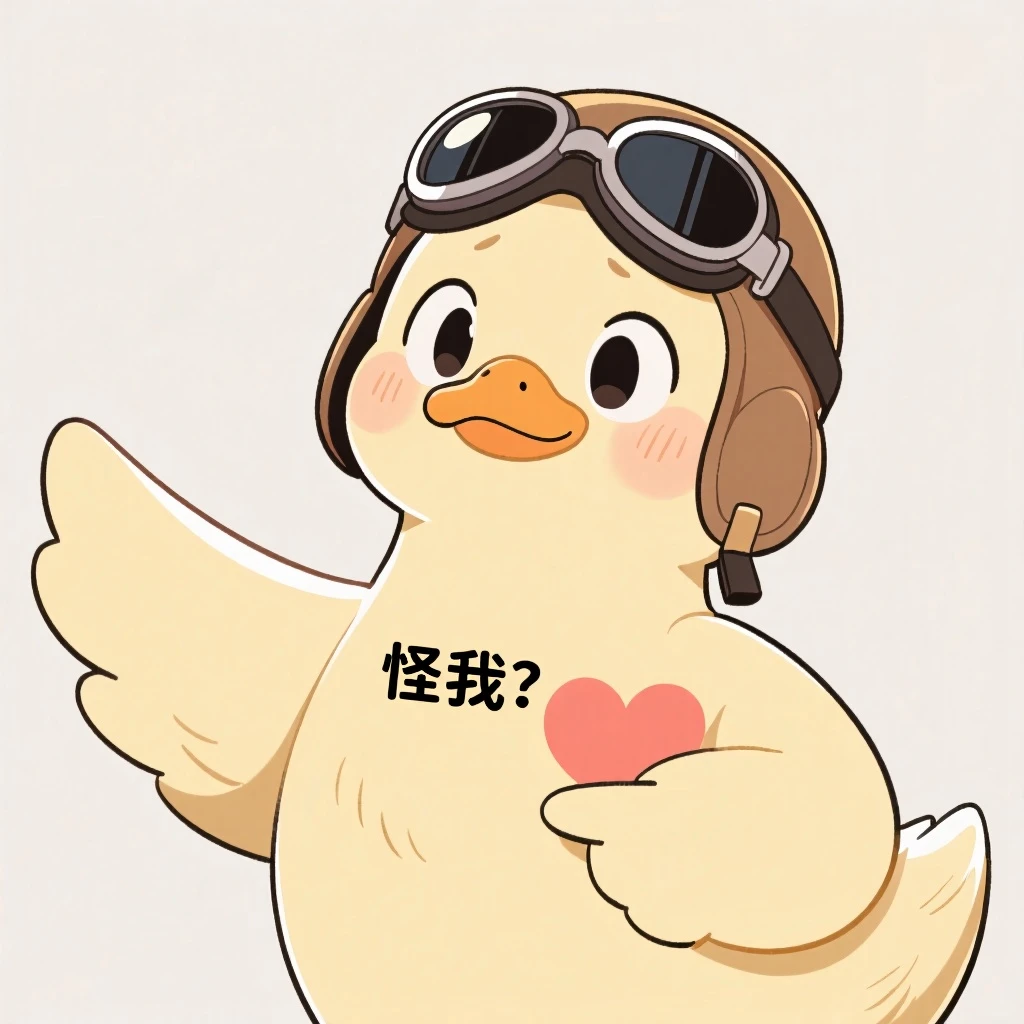 有点暴躁的鸭鸭搞笑表情包