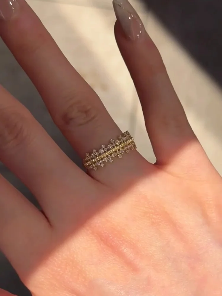 ✨耀金蕾丝戒｜小众风也能很高级