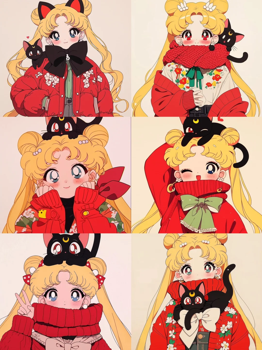 𝑾𝒆𝑪𝒉𝒂𝒕头像｜冬日美少女战士头像