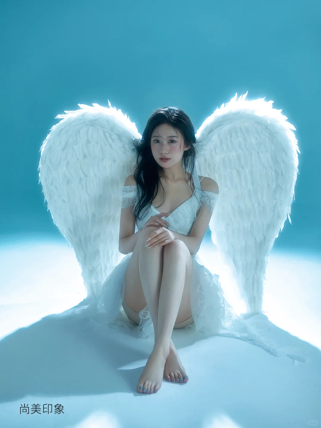 坠入人间的神明少女🕊️🪽天使写真