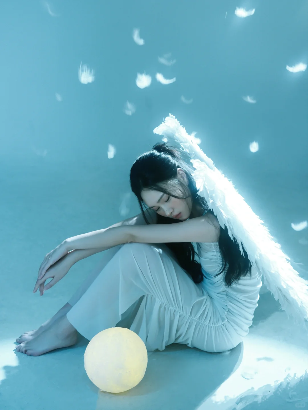 氛围感天使写真 |坠入凡间的梦幻之美🎀