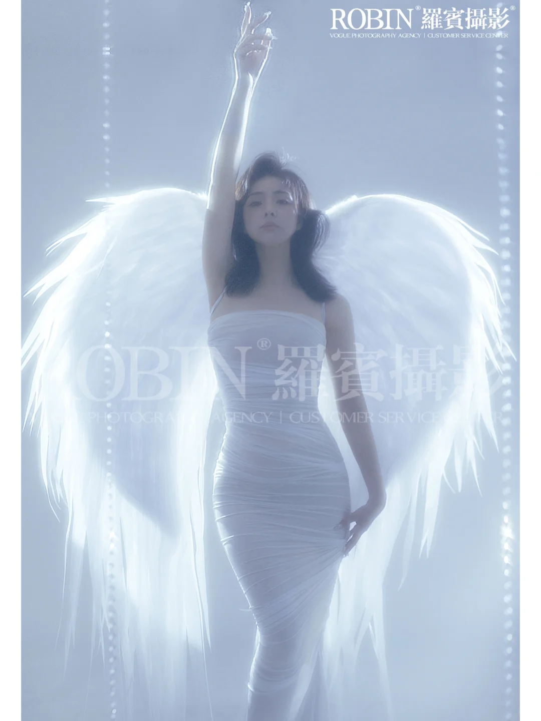 女神降临，梦幻天使之翼 | 唐山高定女神写真