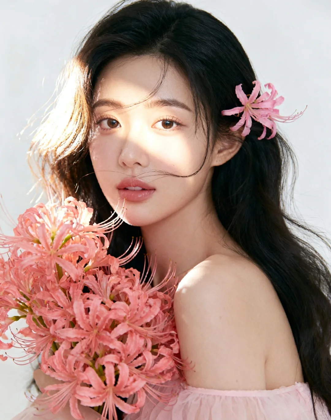 粉色彼岸花花写真｜AI生成‼️