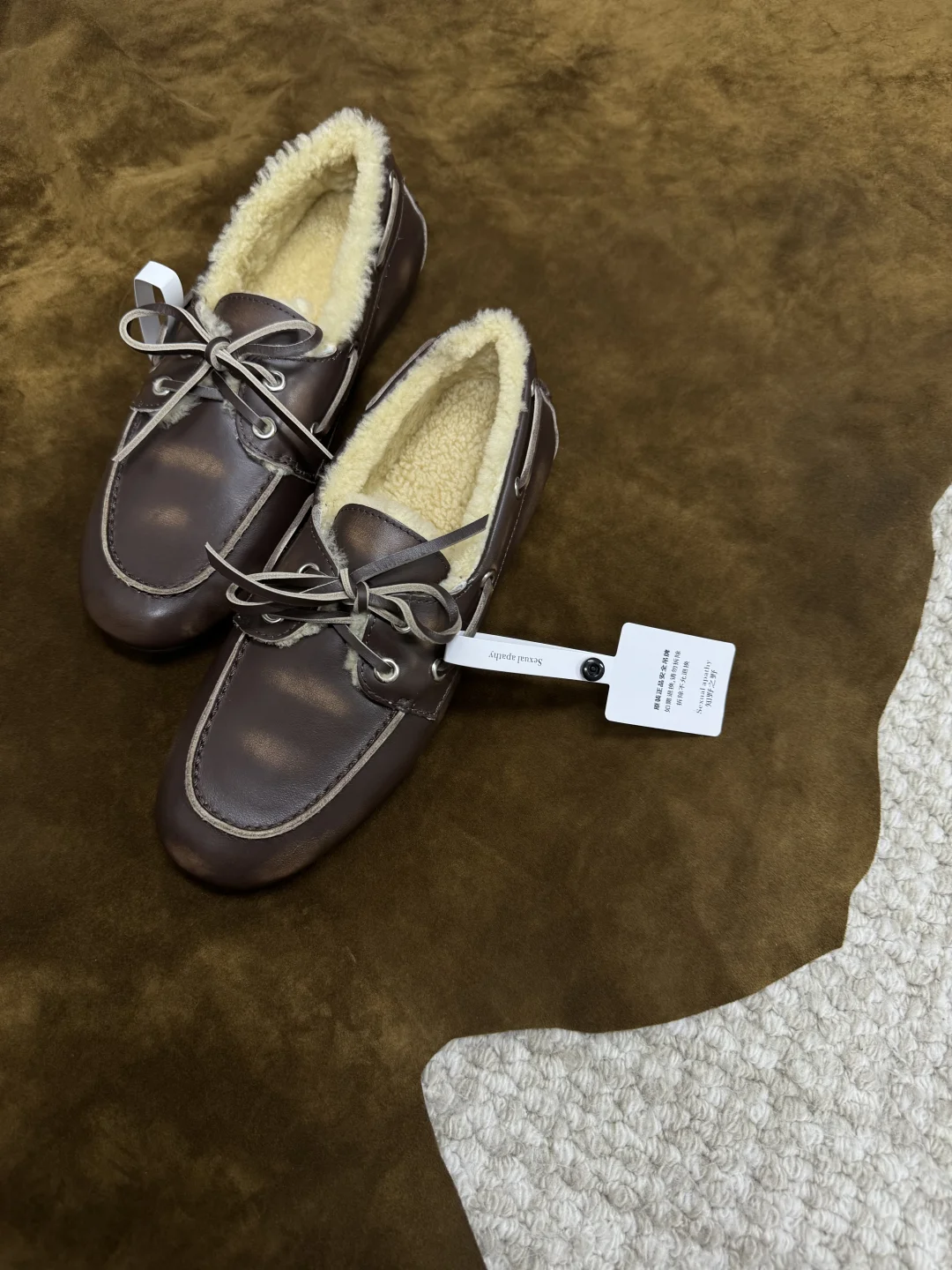 Live直出👞！是我爱的焦糖复古羊羔毛乐福鞋