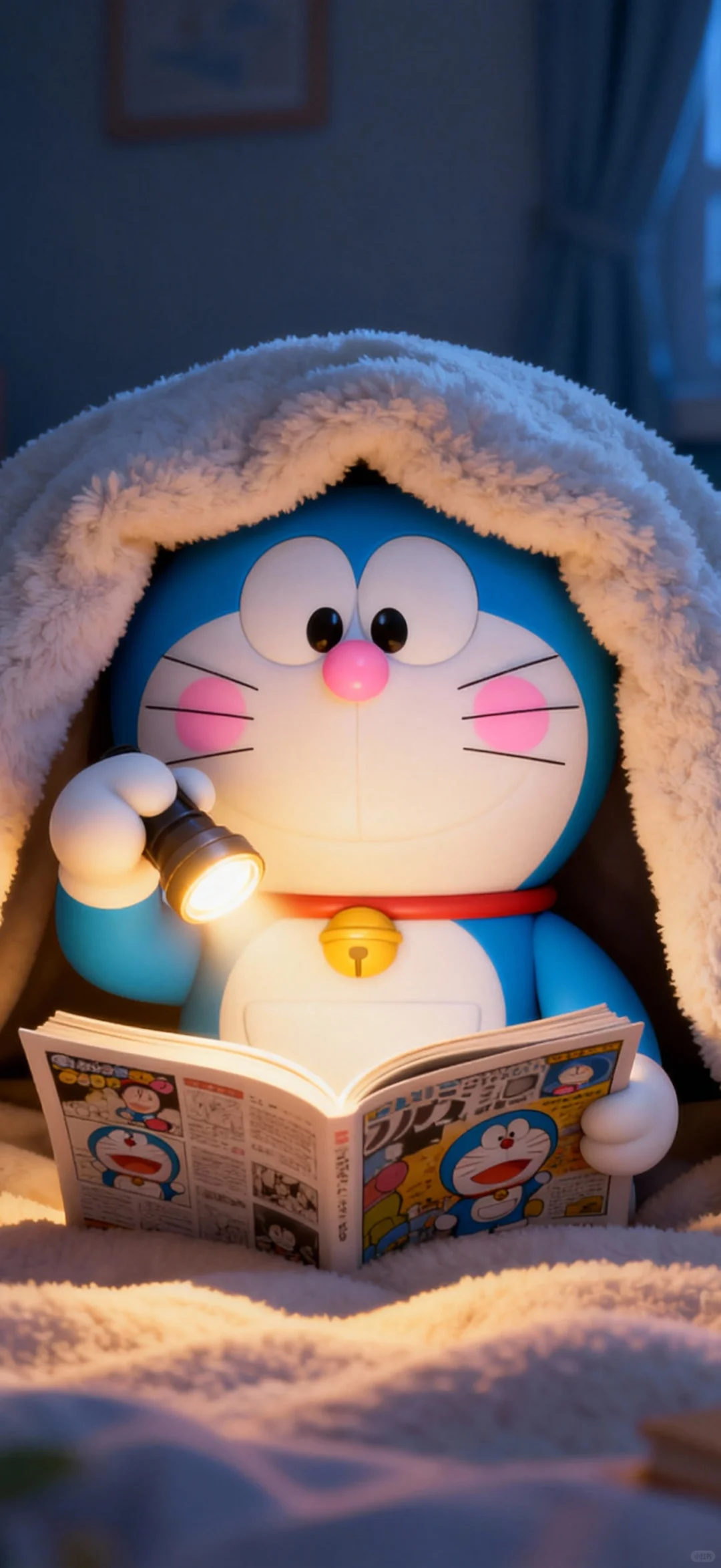 哆啦A梦壁纸.正念文字壁纸.毛绒绒壁纸