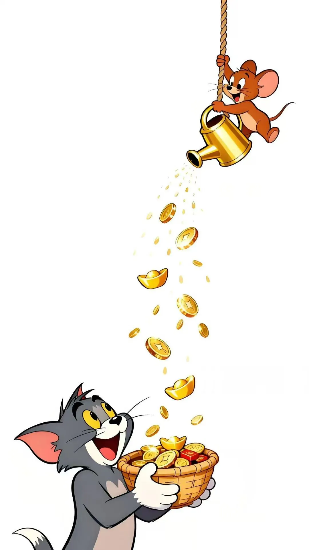 猫和老鼠接金壁纸