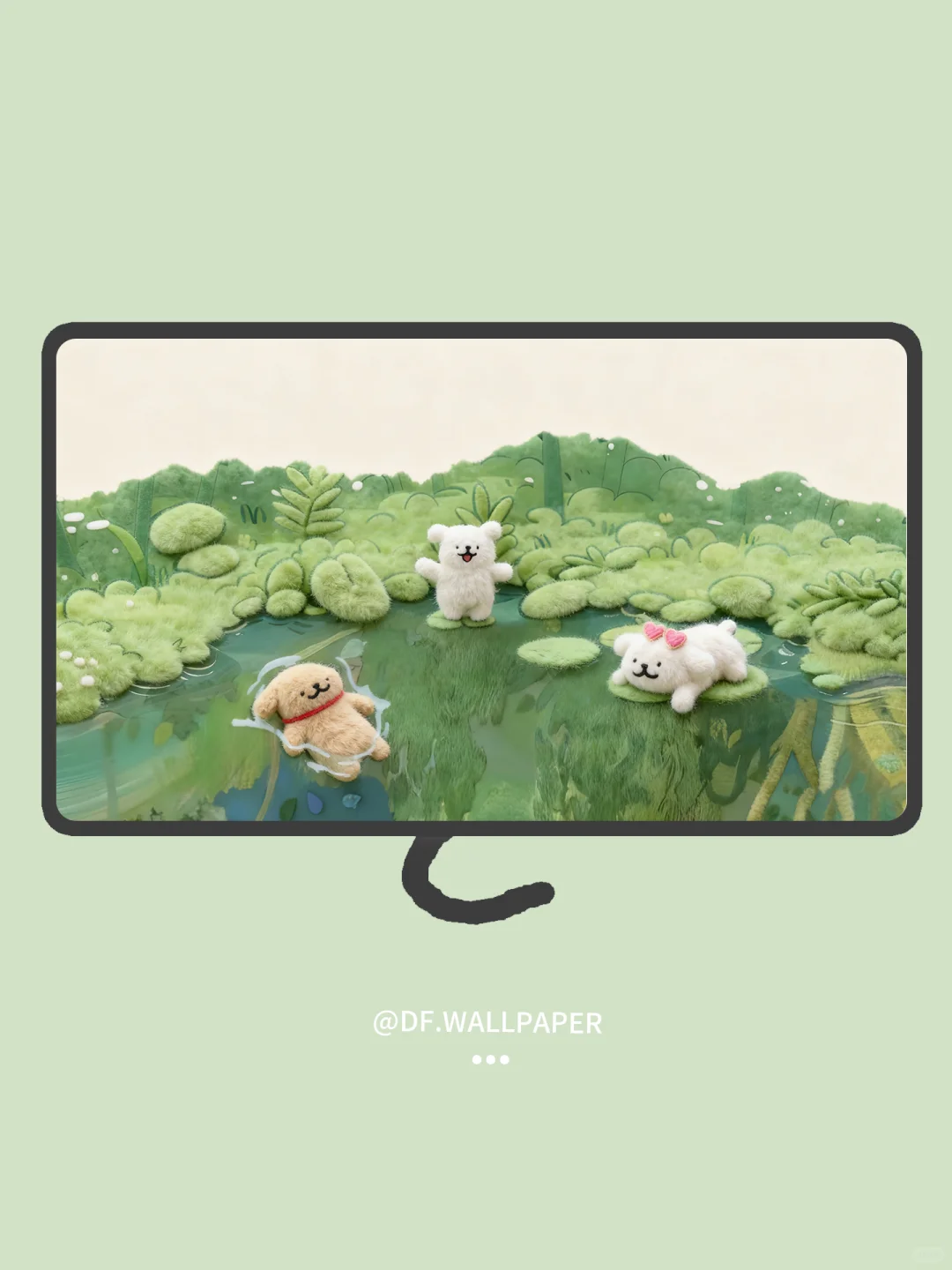 电脑壁纸｜毛绒小狗｜INS风壁纸