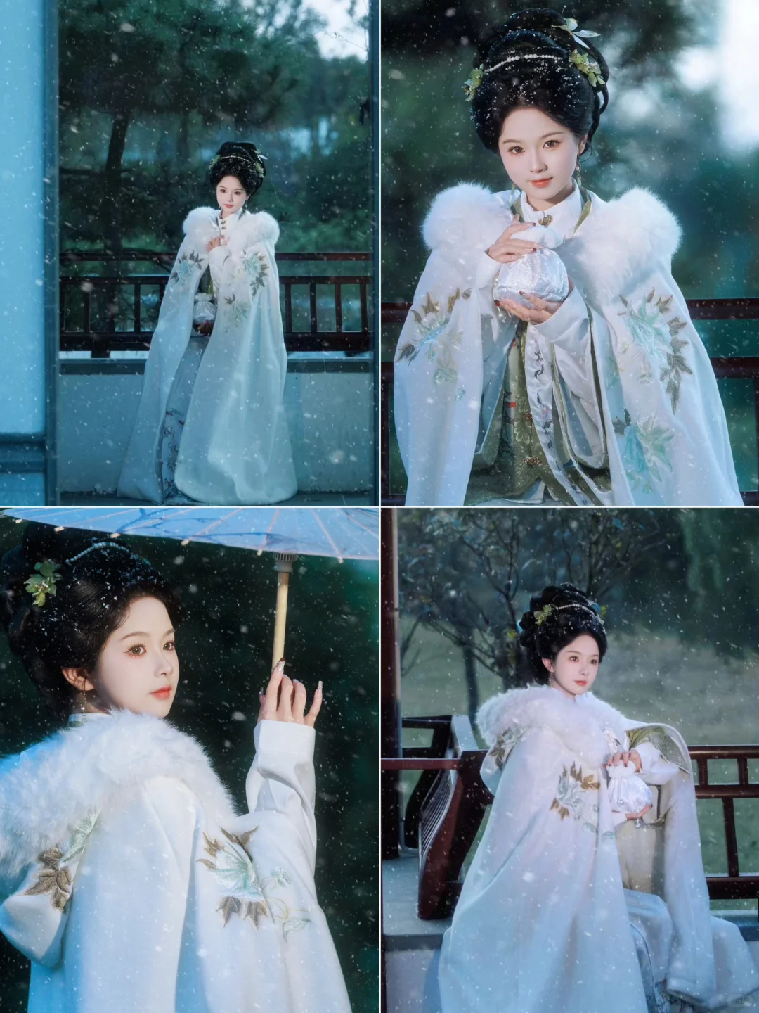 都来拍❗超适合冬天拍的汉服写真来啦～