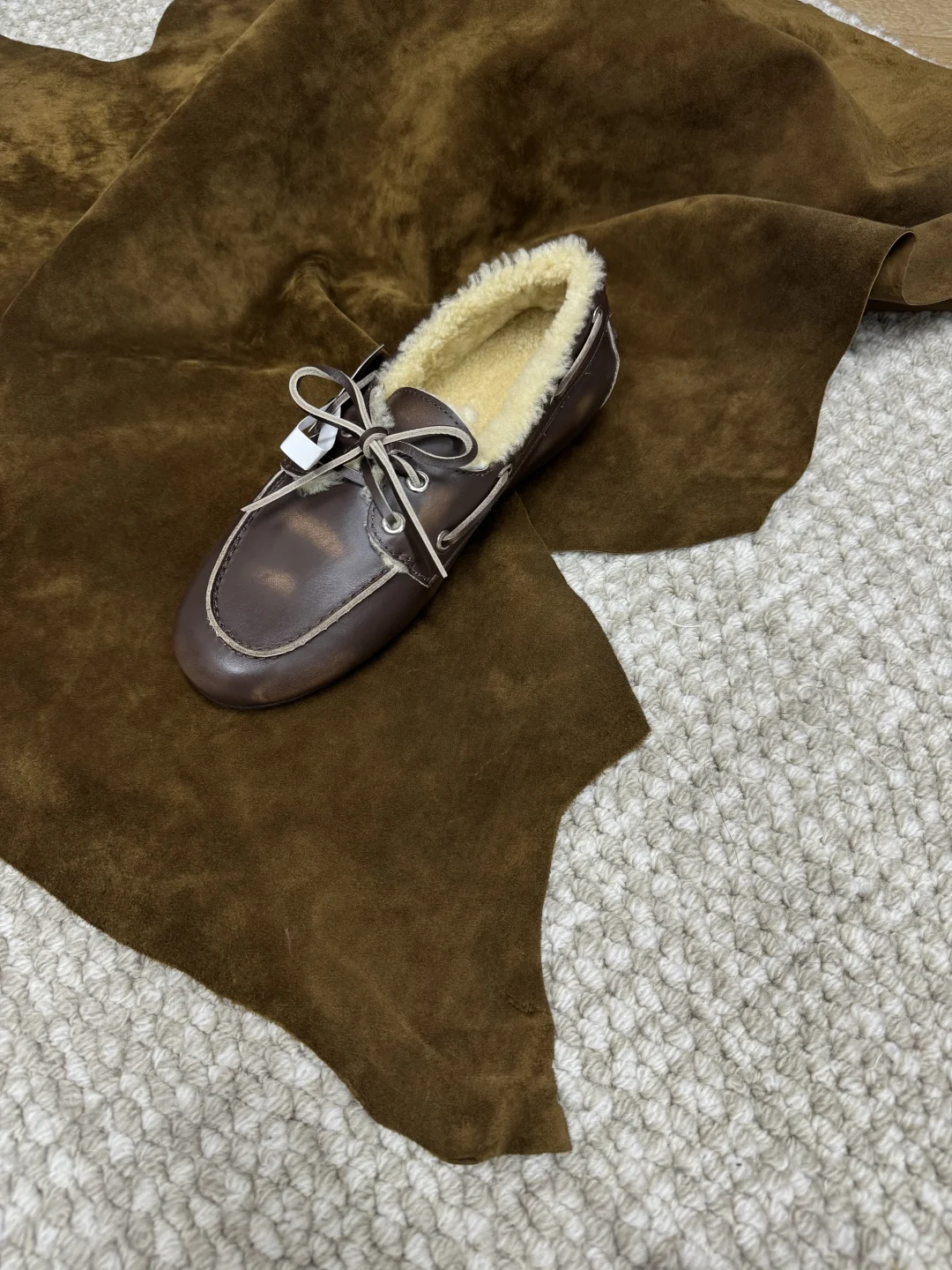 Live直出👞！是我爱的焦糖复古羊羔毛乐福鞋