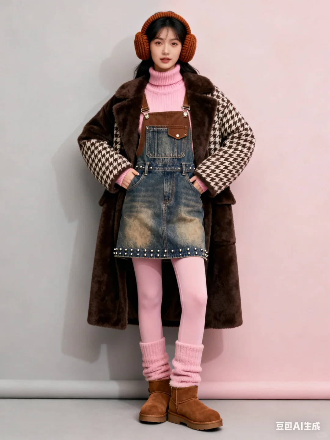 这样穿真的好甜好韩～背带裙～