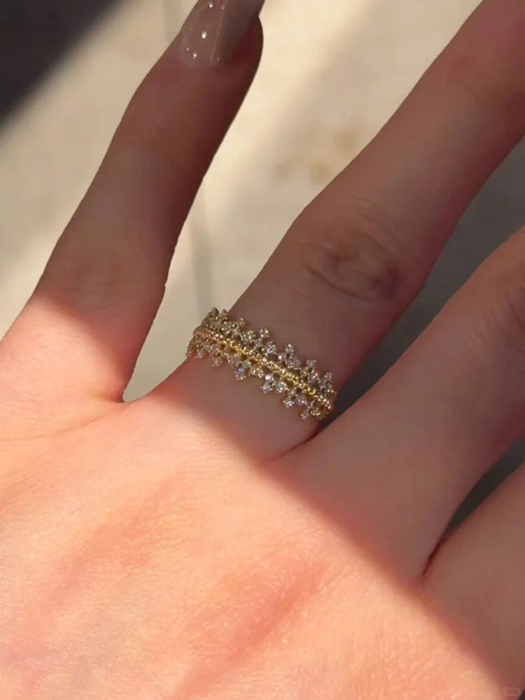 ✨耀金蕾丝戒｜小众风也能很高级