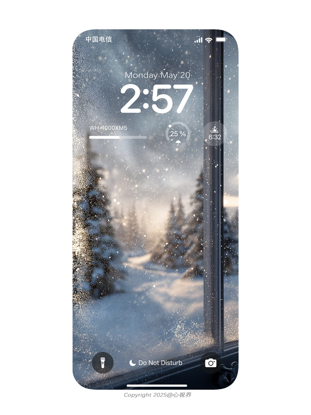 “冬日闪闪发光的白色雪花❄️” | 189壁纸