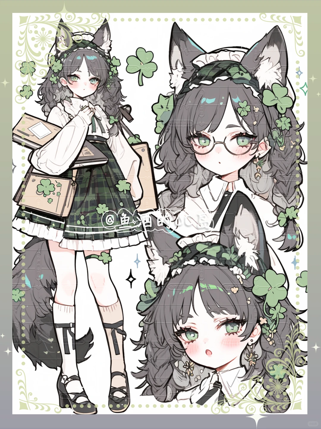 【oc灵感】花与叶｜OC颂设女崽No.69