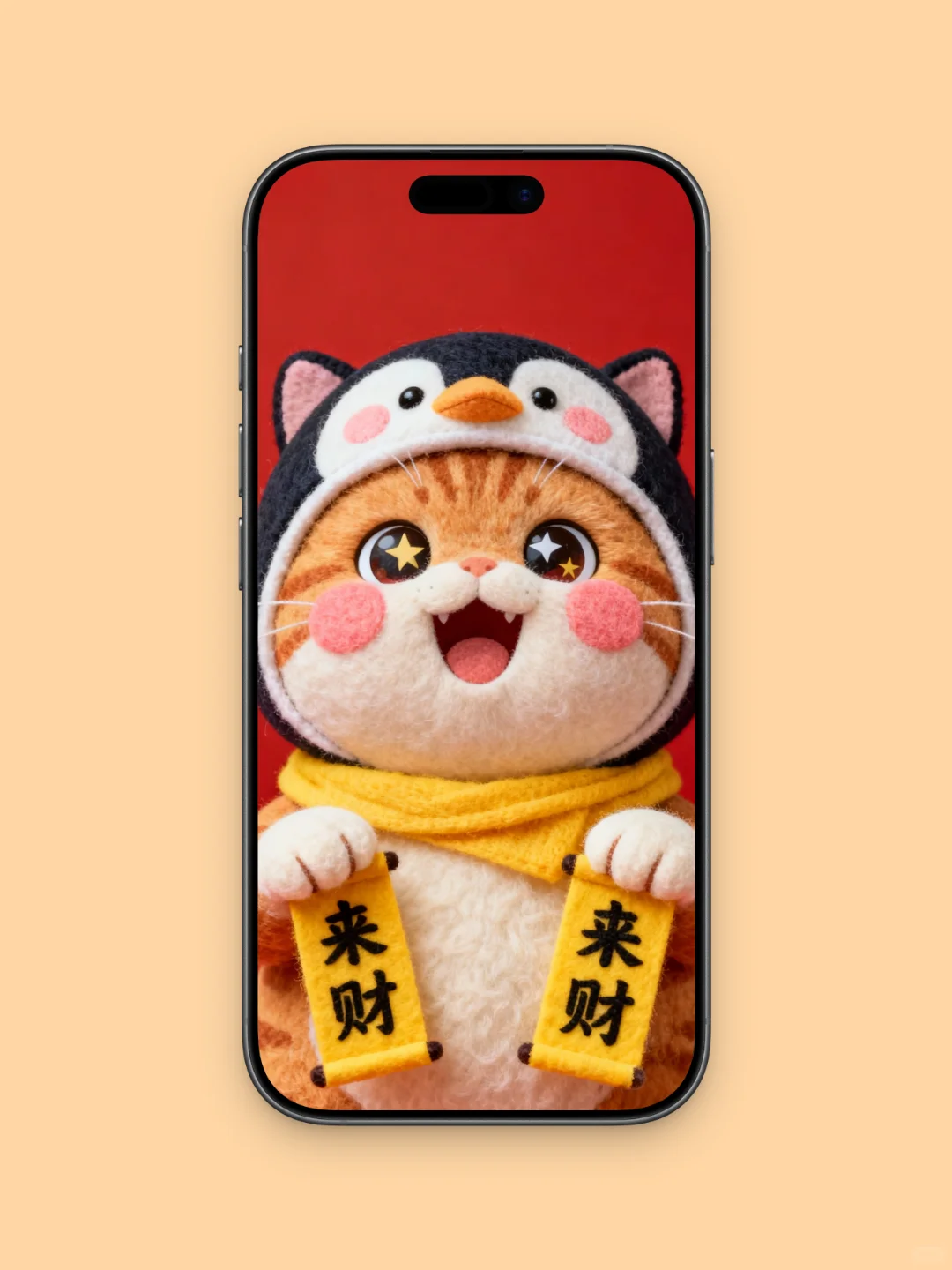 每日壁纸分享——毛毡猫猫系列（手机版）