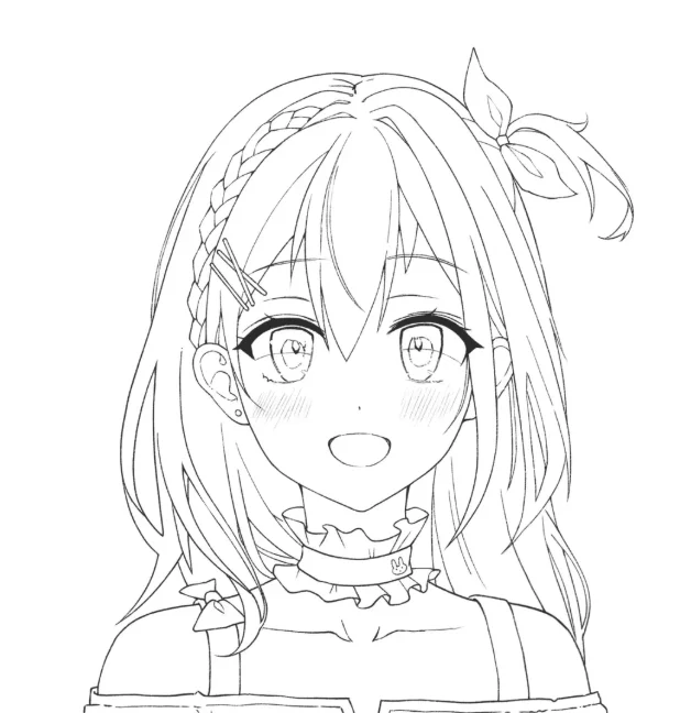 1000+动漫少女线稿绘画参考合集