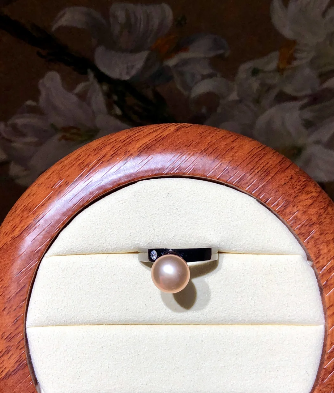 ◾️黑金配色｜天然珍珠戒指