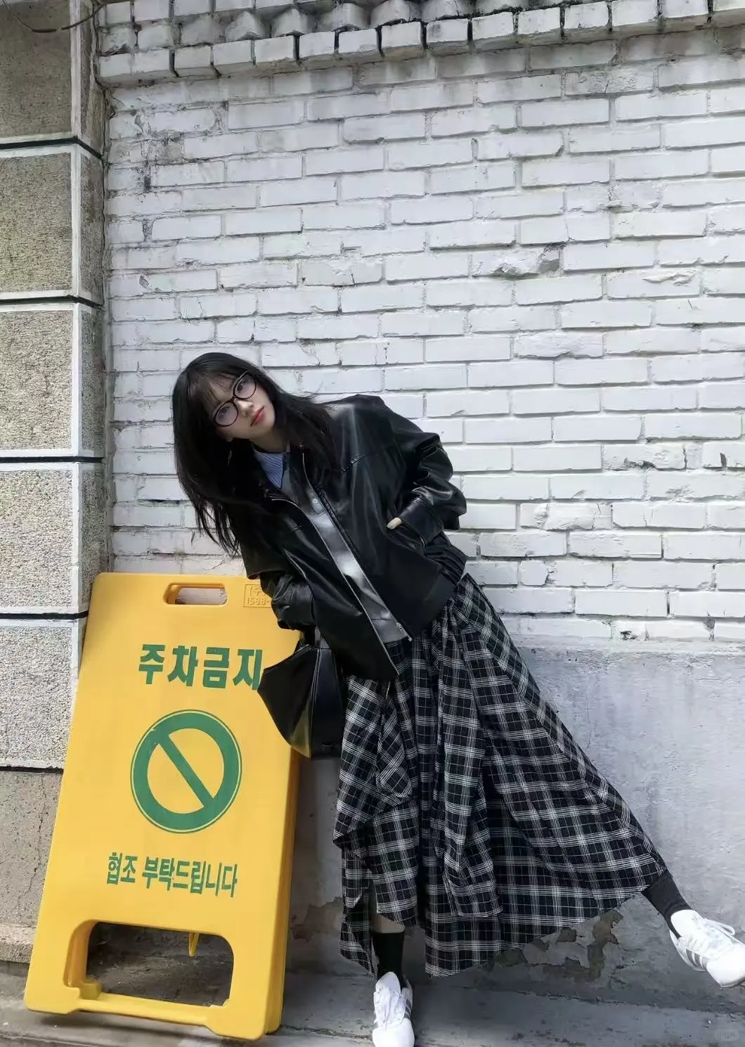 秋冬叠穿皮衣真的好韩