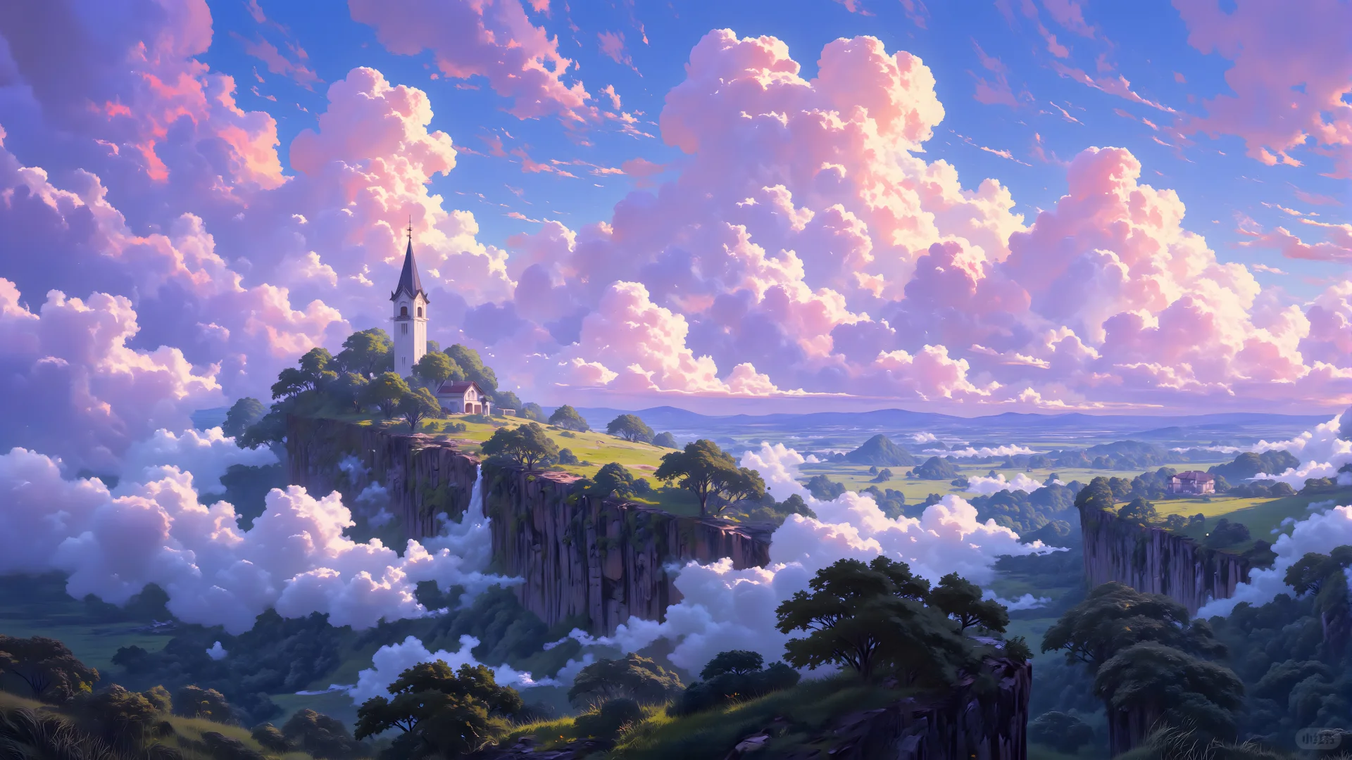 电脑壁纸 027-紫色天空