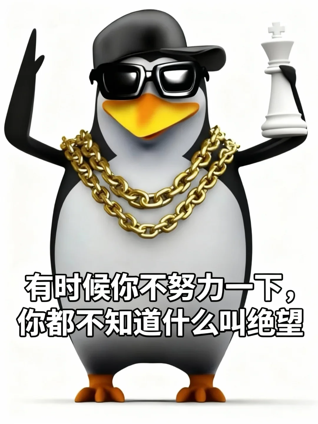 抽象企鹅表情包