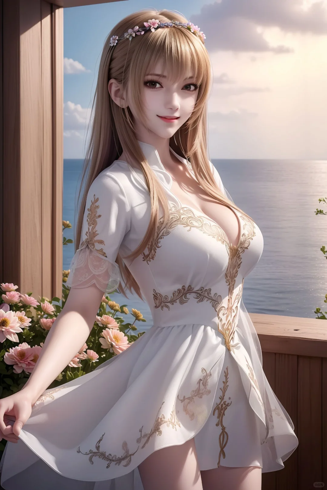 Ai绘画 作品人物二国漫女神